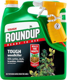 Roundup Weed Killer Fast Action Kills Root Ready To Use Concentrate Spray 3Litre