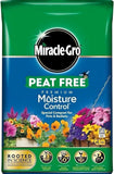 MIRACLE GRO MOISTURE CONTROL COMPOST SOIL PEAT FREE FOR HANGING POTS & BASKETS