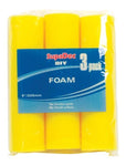 SupaDec DIY Decorating Paint Foam Roller Refills 9"/ 225mm Pack of 3