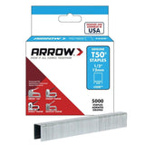 Arrow Staples T50 All Sizes 8mm 10mm 12mm Stapler Tacks Box Of 5000