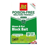 The Big Cheese Poison Free Mouse Rat Pest Rodent Killer Block Bait 30 Blocks 10g