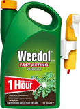 Weedol Fast Acting Weedkiller Lawn Weeds Patio Kill Trigger Spray Bottle 1L - 3L