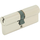 Sterling 5 Pin Europrofile Door Lock Cylinder Satin Nickel Visipacked 40x45mm