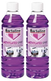 Bartoline Methylated Spirit Camping Stoves Fuel Burners Stain Cleaning 500ml