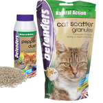 Defenders Cat and Dog Scatter Granules Pepper Dust Humane Treatment for Gardens