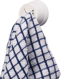 2 x Croydex Push In Soft Rubber Hole Tea Towel Cloth Holder Kitchen Bathroom