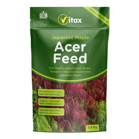 Vitax Organic Japanese Maple Acer Fertiliser Plant Feed In Resealable Pouch 900g