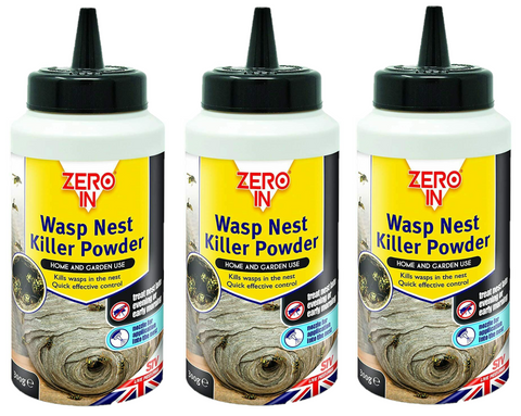 Zero In Wasp Nest Killer Powder Pest Control Puff Spray Insecticide 300g - 900g