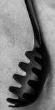 ChefAid Spaghetti Ladle Utensil Black Nylon Spoon Noodle Kitchen Cooking Tool