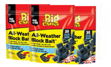 FAST KILL RAT AND MOUSE BAIT BLOCKS MICE KILLER POISON WEATHERPROOF KILLS 1 FEED