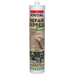 Soudal Premium Express Ready Mix Cement Repair  Filler Tube Tub Grey/ Beige