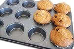 6 And 12 Cup Non Stick Cake Deep Bun Muffin Pie Yorkshire Pudding Baking Tray