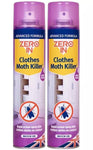 Zero In Clothes Moth Killer Aerosol Transparent Surface Treatment Spray 300ml