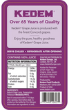 Kedem 100% Pure Grape Juice Freshly Squeezed, Rich Flavour, No Sugar 1.89L