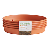 Clever Plants Pots Plastic Garden Flowers Planter And Range Of Saucers