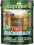 Cuprinol Ducksback Garden Shed & Fence Paint 5L-10L All Colours Or Paint Brushes