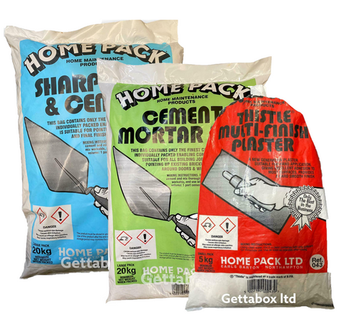 Home Pack Mortar Mix Cement & Sand Ready to Use Thistle Concrete 5kg - 20kg