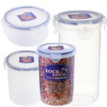 Lock & Lock Round Plastic Food Storage Containers With Lids Various Sizes