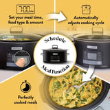5.6L Crockpot TimeSelect Digital Slow Cooker Removable Stoneware Bowl Black