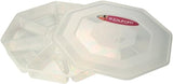 Nibbles Snack Tray 8 Section With Lid Plastic Crudites Nuts Party Food Snack Box