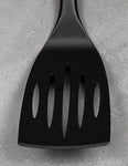 Non Stick Turner Spatula Fish Slice Flipper Kitchen Nylon Cooking Utensil Black