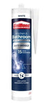 UniBond AntiMould Waterproof Sanitary Kitchen Bathroom Sealant White Translucent