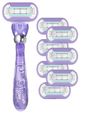 Gillette Venus Deluxe Smooth Swirl Women's Razor & 7 Blade Refill with Flexiball