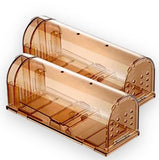 Humane Mouse Trap Rodent Pest Rat Live Catch Cage No Kill Reusable 2 PACK