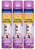 Zero In Clothes Moth Killer Aerosol Transparent Surface Treatment Spray 300ml