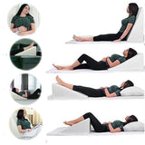 Large Bed Wedge Pillow Acid Reflux Orthopaedic Back Support Leg Elevation Foam