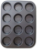 6 And 12 Cup Non Stick Cake Deep Bun Muffin Pie Yorkshire Pudding Baking Tray