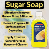 SupaDec Sugar Soap Concentrated Removes Grease and Cleans Paintwork 500ml