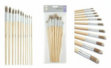 11x Harris Artist Craft Paint Brushes Set Fine Paintwork Hobbies Model Making