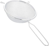 Chef Aid Metal Tea Strainer Mesh Sieve With Handle Draining & Washing All Food