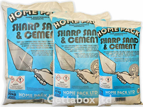 Home Pack Sharp Sand and Cement Ready to Use 5kg , 10kg , 20kg