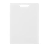 White Large Chopping Board Baking Kitchen Plastic Cutting Board Strong 35 x 25cm