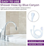 Blue Canyon Bathroom Shower Spray Head & Hose Vector for Basin & Bath Taps