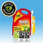 Weedol Rootkill Plus Fast Acting Spray Gun Battery Operate Kill Root Weed 1L-5L