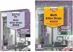 2 x Zero In Clothes Moth Killer Papers 20 Strips Kills adults Larvae And Eggs