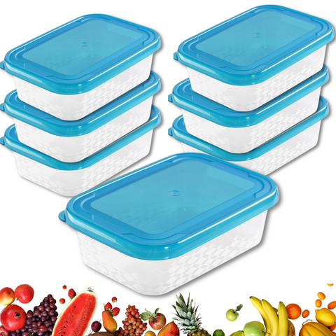 Food Storage Container With Lid Airtight Rectangle Strong Non-Leak Reusable