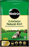 Miracle Gro Evergreen Natural 4 in 1 Lawn Food Weed & Moss Control Feed 175sqm