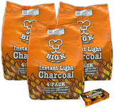 Big K Instant Lighting Lumpwood Charcoal BBQ Barbeques Coal With Safety Matches