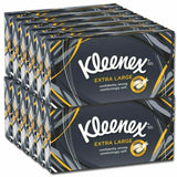 Kleenex Extra Large 90 Facial Tissue Box 2 Ply Strong Gentle Soft Pack of 12