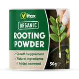 Vitax Organic Rooting Powder For Plants Growth Food Feed Added Seaweed 50g