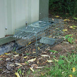 STV072 Defenders Animal Trap Cage Humane For Rabbit Cat & Similar Medium Size