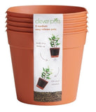 Clever Plants Pots Plastic Garden Flowers Planter And Range Of Saucers