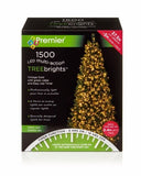 Premier Multi-Action TreeBrights Christmas Tree Lights LED With Timer