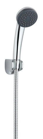 Blue Canyon Round Shower Head High Pressure Universal Bath Handset Chrome