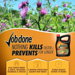 Job Done Concentrated Glyphosate Tough Weedkiller Ready To Use Flexi Spray 3-9L