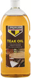 Bartoline Teak Oil Garden Wood Sealer Furniture Nourishes & Protects 1L